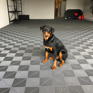 Swisstrax Ribtrax Pearl Grey Garage Floor Tile