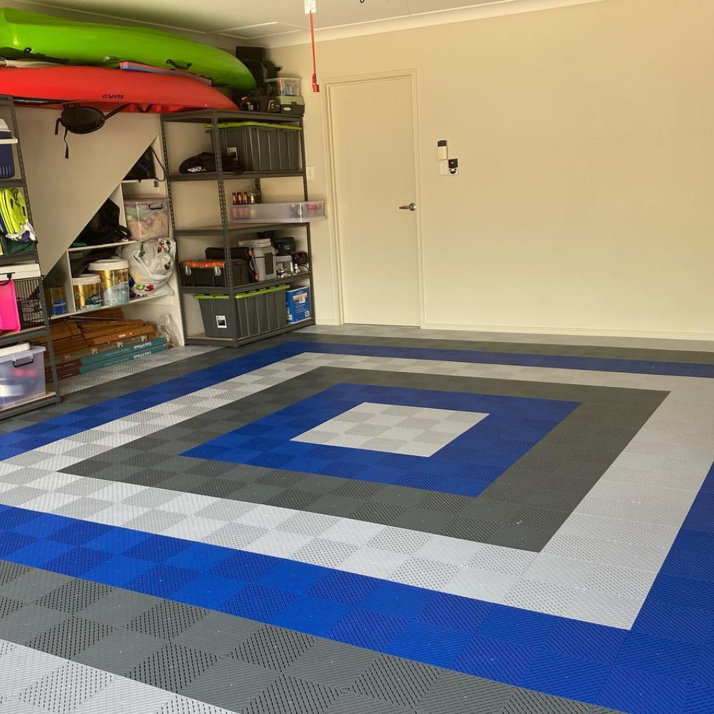 Swisstrax Smoothtrax Royal Blue Garage Floor Tile