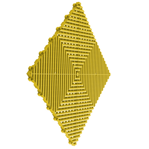 Swisstrax Ribtrax Citrus Yellow Garage Flooring Tile