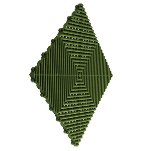 Swisstrax Ribtrax Turf Green Garage Floor Tile