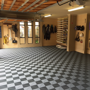 Swisstrax Ribtrax Slate Grey Garage Floor Tile