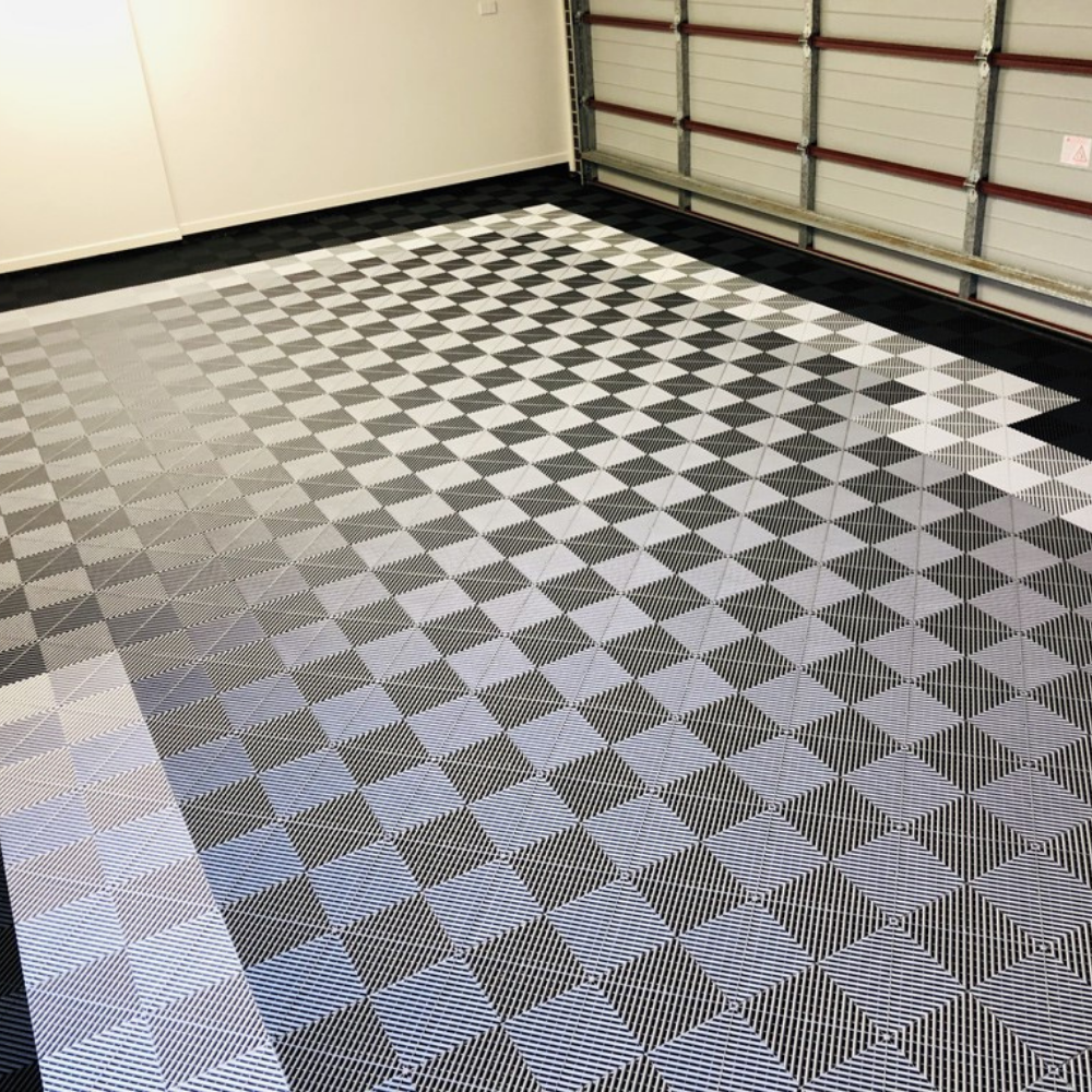 Swisstrax Ribtrax Pearl Grey Garage Floor Tile