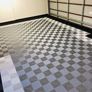 Swisstrax Ribtrax Pearl Grey Garage Floor Tile