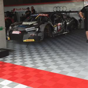 Swisstrax Ribtrax Racing Red Garage Floor Tile