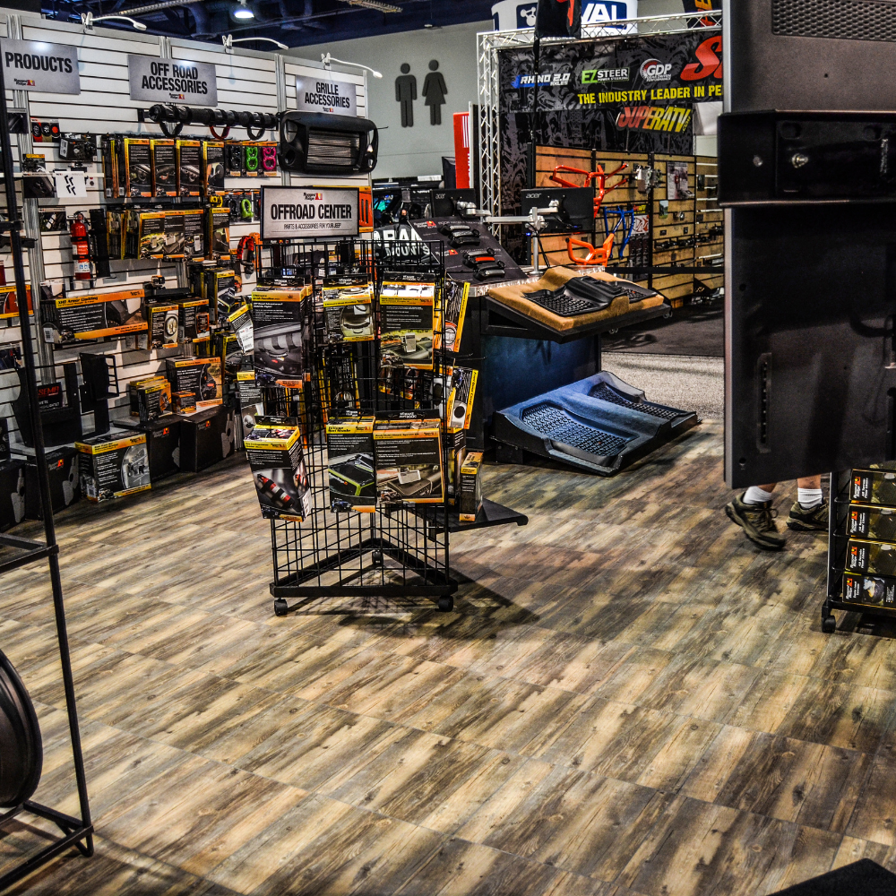 Swisstrax Vinyltrax Reclaimed Pine Garage Floor Tile