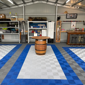 Swisstrax Ribtrax Royal Blue Garage Floor Tile
