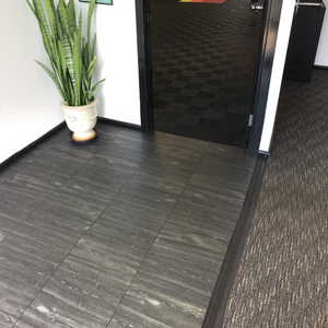 Swisstrax Vinyltrax Black Oak Garage Floor Tile