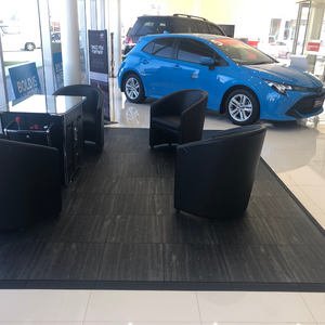 Swisstrax Vinyltrax Black Oak Garage Floor Tile