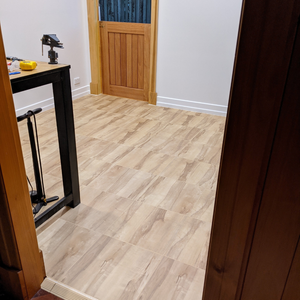 Swisstrax Vinyltrax Light Maple Garage Floor Tile