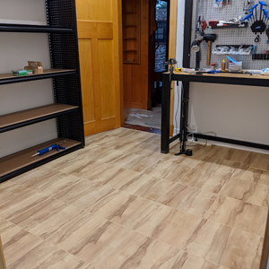 Swisstrax Vinyltrax Light Maple Garage Floor Tile