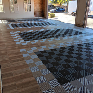 Swisstrax Vinyltrax Light Maple Garage Floor Tile
