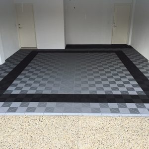Swisstrax Ribtrax Pearl Grey Garage Floor Tile