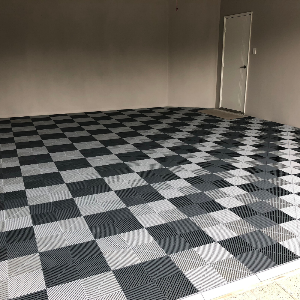Swisstrax Ribtrax Slate Grey Garage Floor Tile