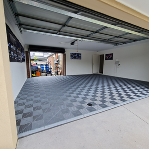 Swisstrax Ribtrax Pearl Grey Garage Floor Tile