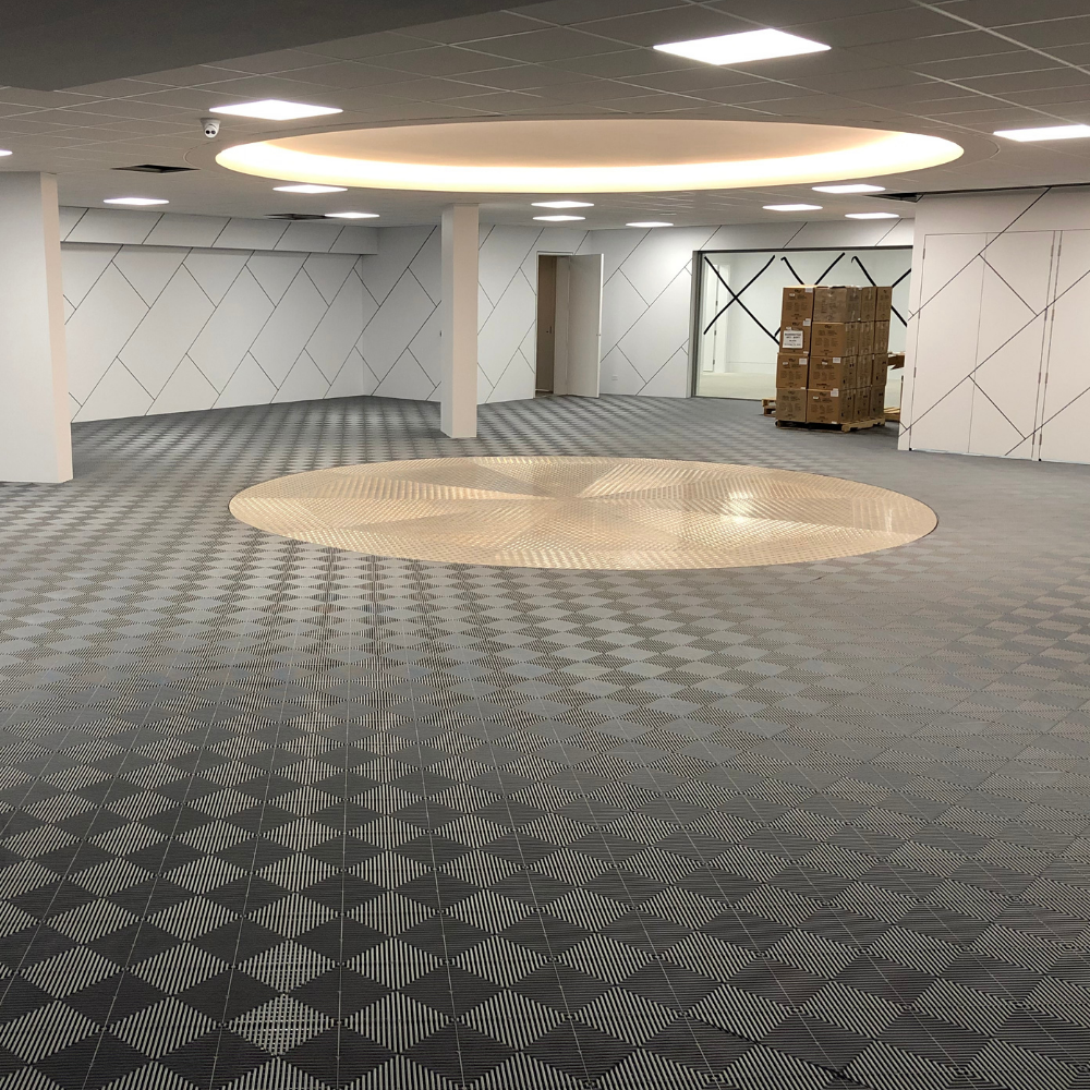 Swisstrax Ribtrax Pearl Grey Garage Floor Tile
