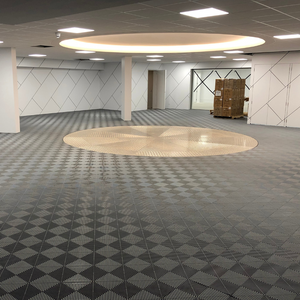 Swisstrax Ribtrax Pearl Grey Garage Floor Tile