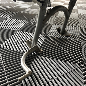 Swisstrax Ribtrax Pearl Grey Garage Floor Tile