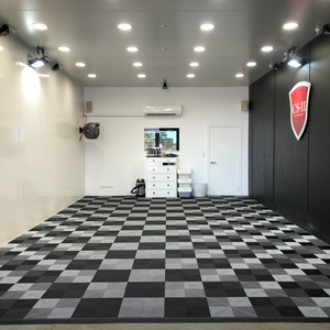 Swisstrax Ribtrax Pearl Grey Garage Floor Tile