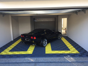Swisstrax Ribtrax Citrus Yellow Garage Flooring Tile